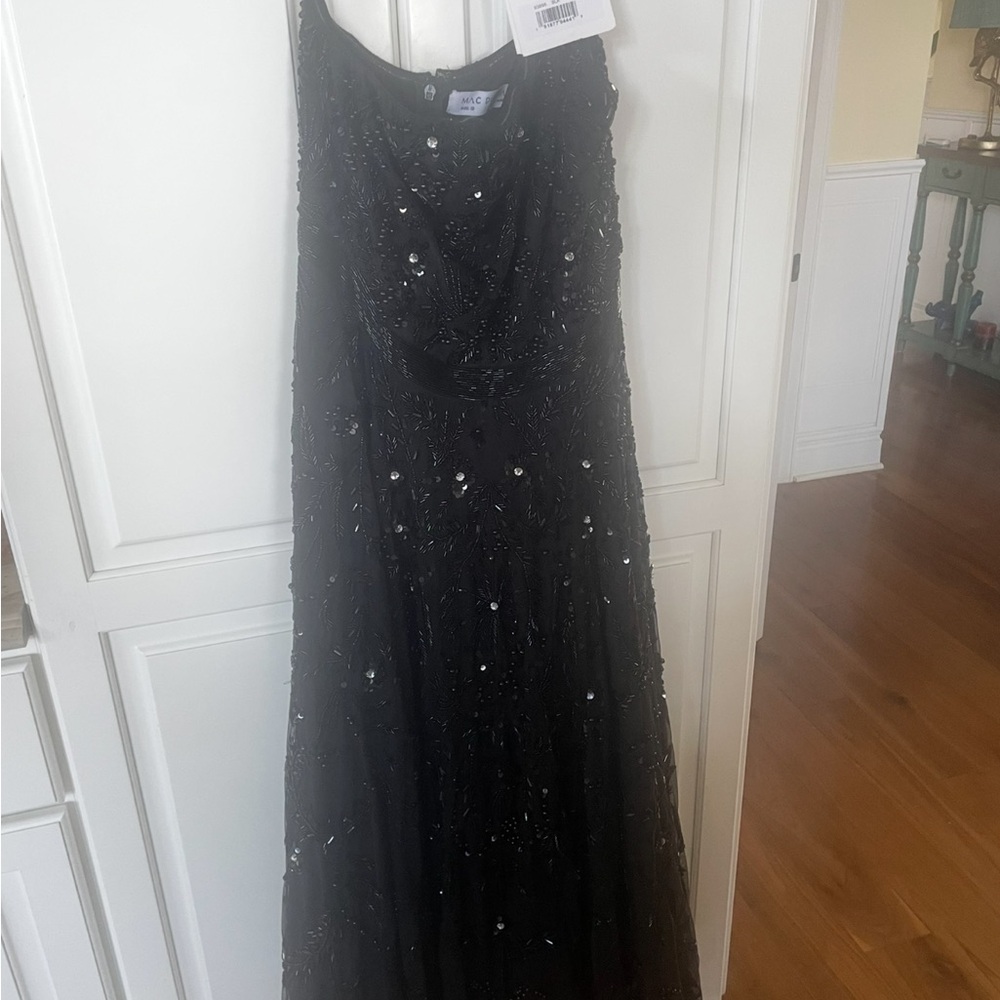 Mac Duggal Black Gown